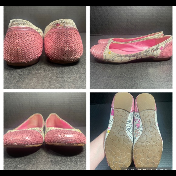 Coach Poppy Graffiti Flats 5.5M Price Firm! - Picture 13 of 14